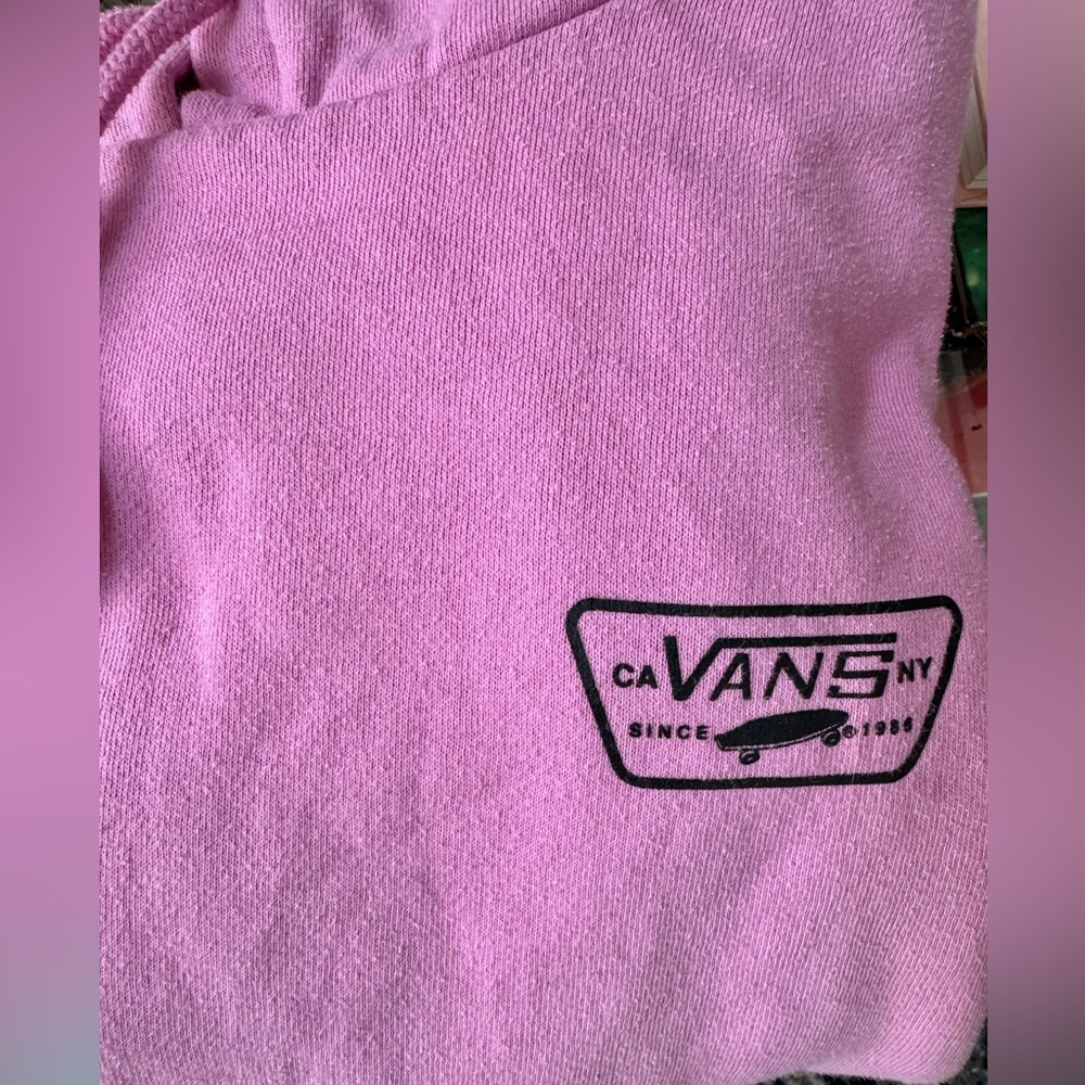 Vans Classic Logo Pullover Sweatshirt in Pink - Picture 4 of 7